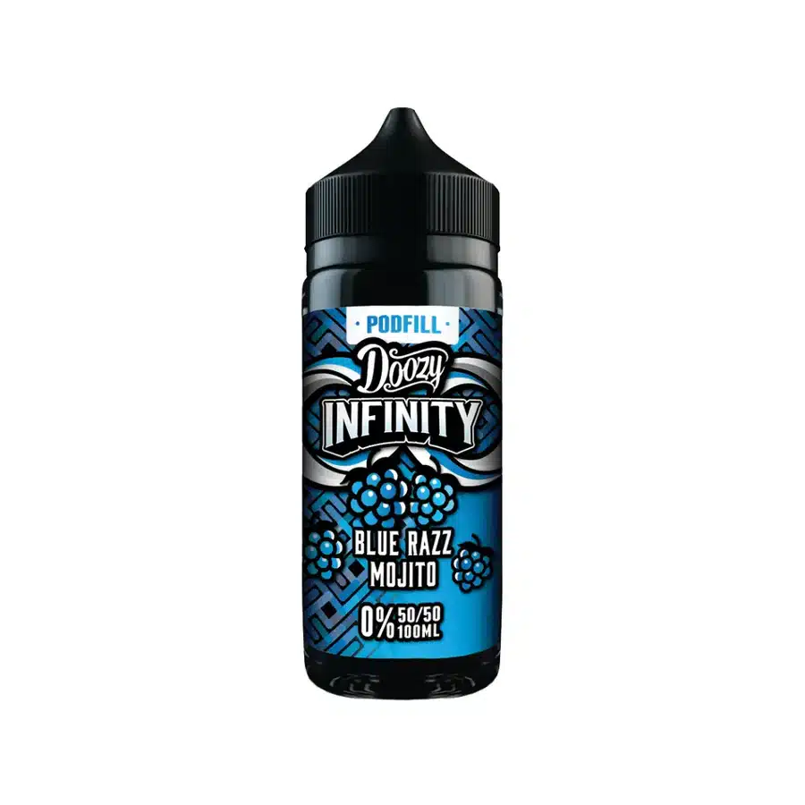 Doozy Infinity Pod Fill 50/50 100ml Shortfill - Just Vapes Australia - Doozy-infinity-pod-fill-5050-100ml-shortfill-blue-razz-mojitowebp - Just Vapes Australia Doozy Infinity Pod Fill 50/50 100ml Shortfill - Just Vapes Australia -