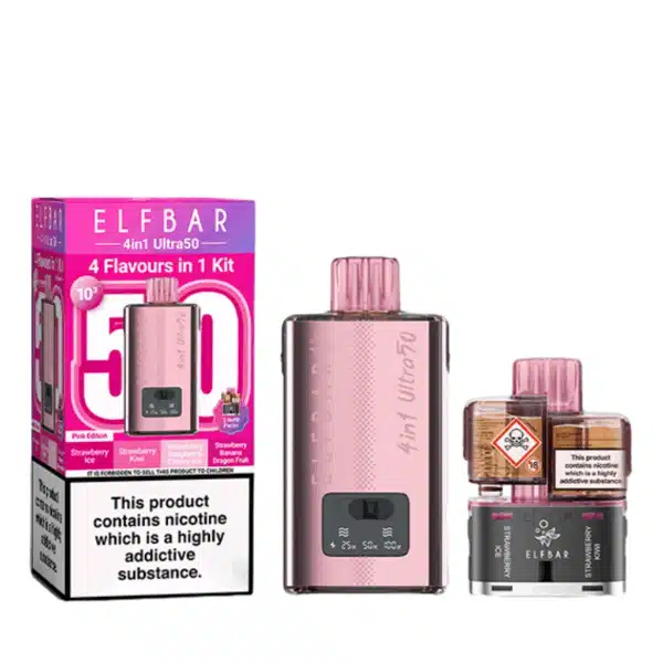 Elf Bar 4 in 1 Ultra 50 Pod Kit - Just Vapes Australia - Elf-bar-4-in-1-ultra-50-pod-kit-pink-editionwebp - Just Vapes Australia Elf Bar 4 in 1 Ultra 50 Pod Kit - Just Vapes Australia -