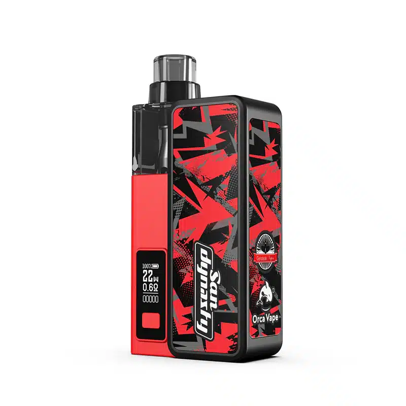 San Dynasty Pod Kit by Orca Vape - Just Vapes Australia - San-dynasty-pod-kit-by-orca-vape-cherry-redwebp - Just Vapes Australia San Dynasty Pod Kit by Orca Vape - Just Vapes Australia -