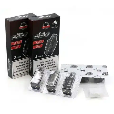 San Dynasty Replacement Pods by Orca Vape - Just Vapes Australia -