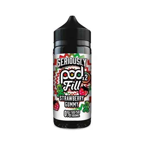 Seriously Pod Fill X2 100ml E-liquid - Just Vapes Australia - Seriously-pod-fill-x2-100ml-e-liquid-strawberry-gummywebp - Just Vapes Australia Seriously Pod Fill X2 100ml E-liquid - Just Vapes Australia -