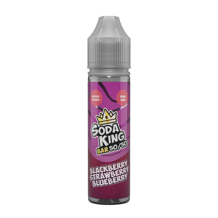 Soda King Bar 50/50 E-liquid 50ml Shortfill - Just Vapes Australia - Soda-king-bar-50-50-blackberry-strawberry-blueberrywebp - Just Vapes Australia Soda King Bar 50/50 E-liquid 50ml Shortfill - Just Vapes Australia -
