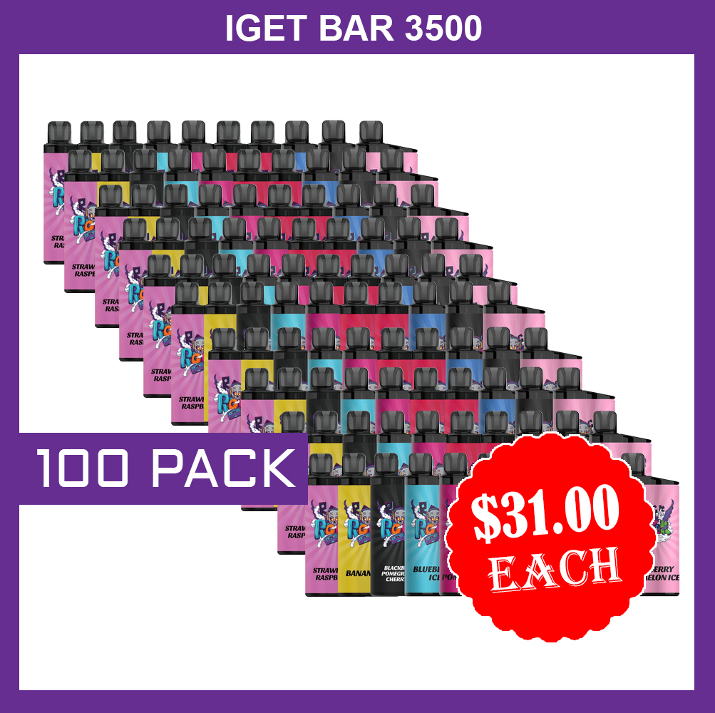 Order Iget Bar – 3500 Puffs – 100 Pack - Wholesale Bulk Disposable Vapes - Just Vapes Australia - Order Iget Bar – 3500 Puffs – 100 Pack | Wholesale Bulk Disposable Vapes | Fast Auspost Express Delivery Australia-wide