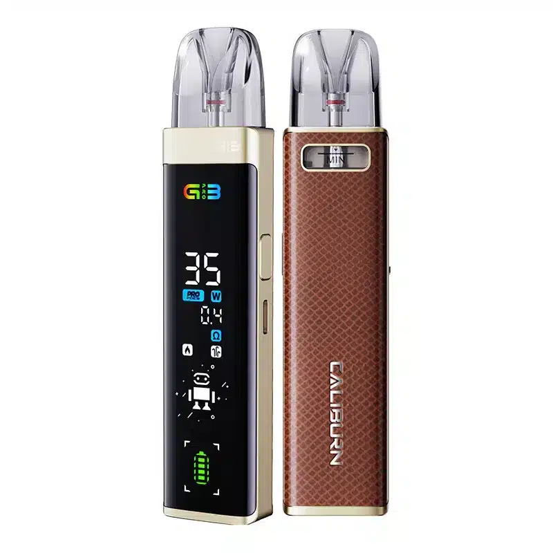 Uwell Caliburn G3 Pro Pod Kit - Just Vapes Australia - Uwell-caliburn-g3-pro-pod-kit-brown-leatherwebp - Just Vapes Australia Uwell Caliburn G3 Pro Pod Kit - Just Vapes Australia -