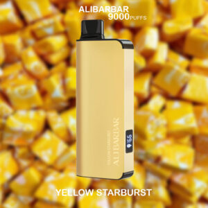 Buy Alibarbar Ingot Yellow Starburst – 9000 Puffs | Cheap Disposable Vapes Australia