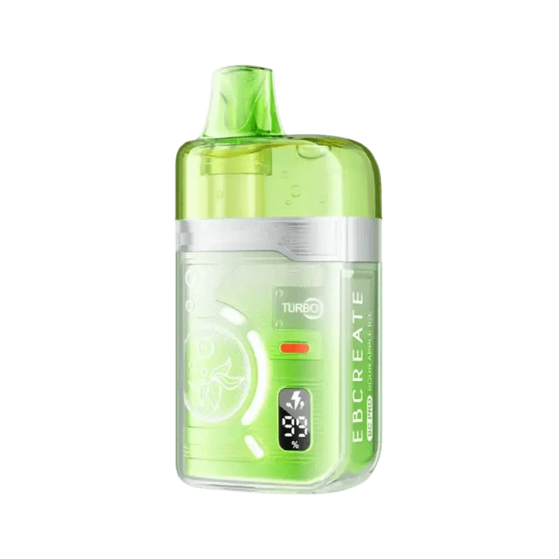 Ebcreate Bc Pro 40k Disposable Vape (5%, 40000 Puffs) – Sour Apple Ice* - Just Vapes Australia -