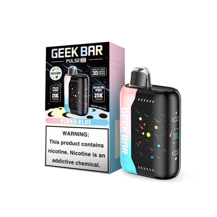 Geek Bar Pulse X 25000 Disposable Vape (5%, 25000 Puffs) – Pink&blue* - Just Vapes Australia -