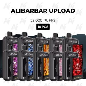 Order 10 PCS – Alibarbar Upload 25000 Puffs | Bulk Disposable Vape Pack | Fast AusPost Express Delivery Australia-Wide